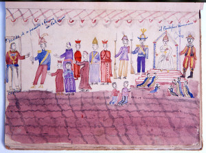 David ricevuto da Pio IX, Settembre 1868